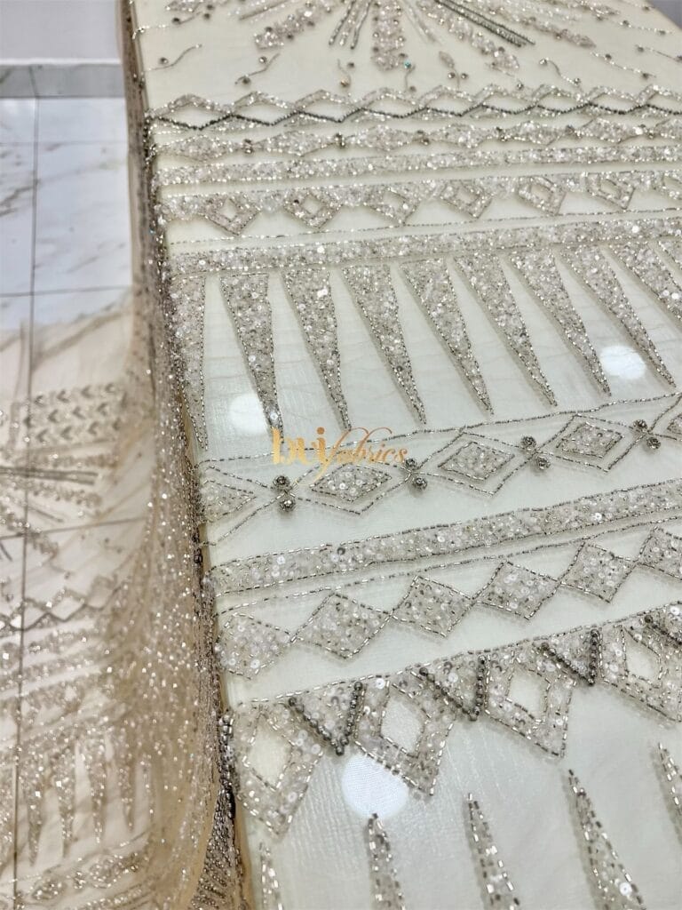 Champagne Cotton Spot Tulle Cleopatra