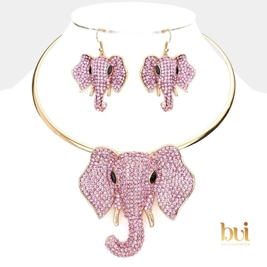 Elephant Choker Necklace