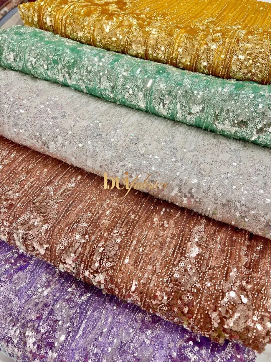 HILDA HANDBEADED TULLE