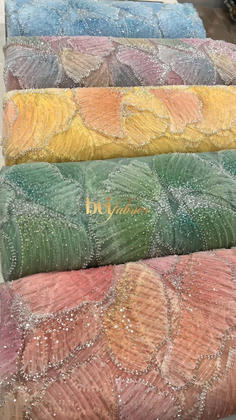 Andrea Ombre Dazzling Ruffle Tulle