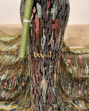 Ude Raindrop Beaded Tulle