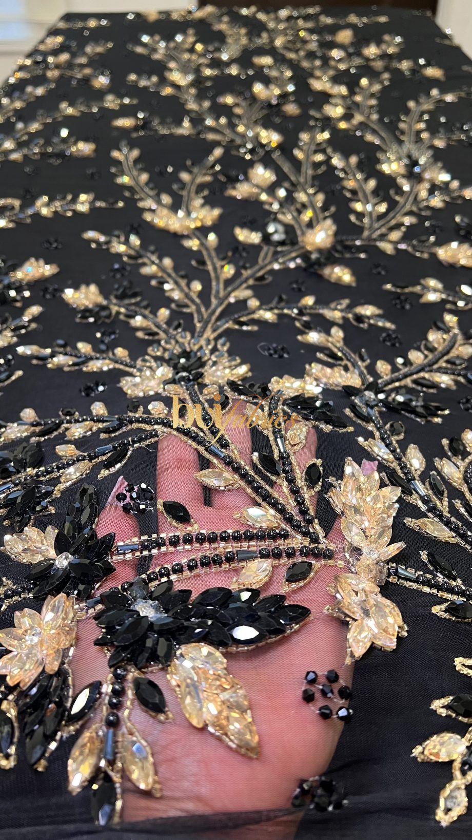 Efosa Crystal Jewelled Tulle