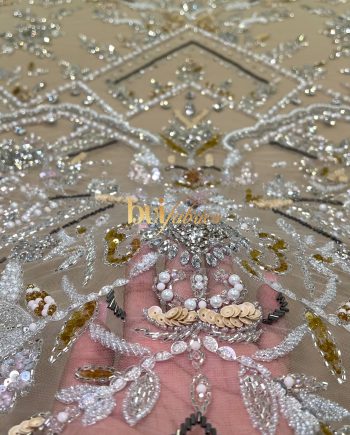 Catherine Pearl Jewelled Tulle