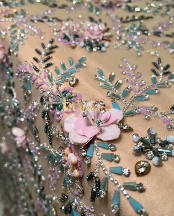 Daisy 3D Crystal Jeweled Tulle