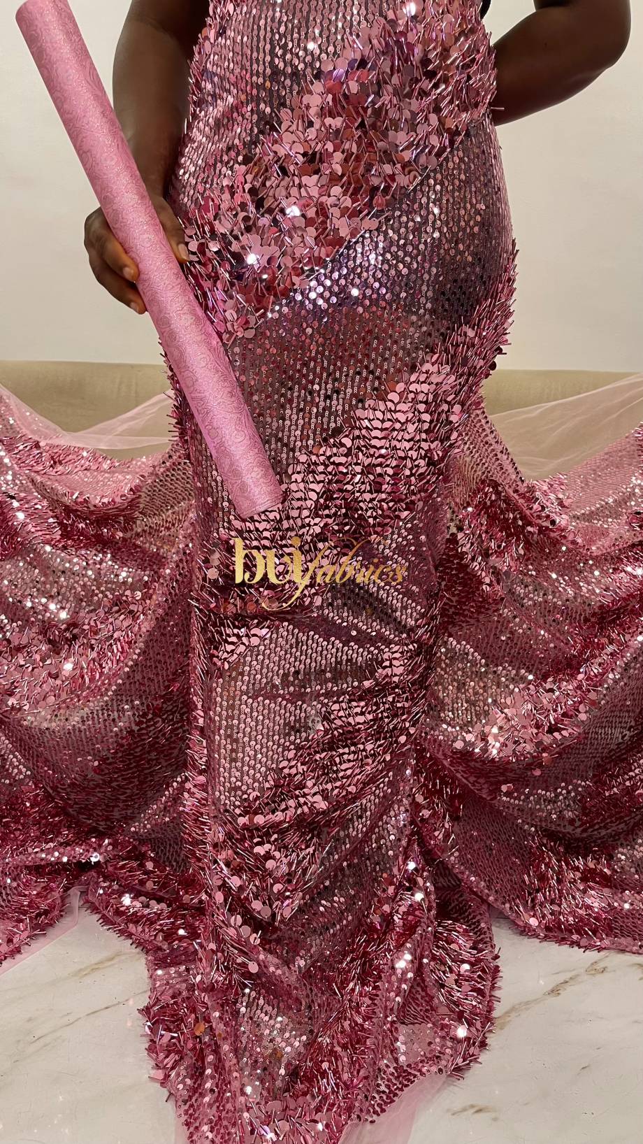 Metallic Diva Sequined Tulle