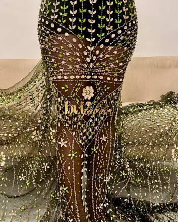 Somto Beaded Crystal Tulle
