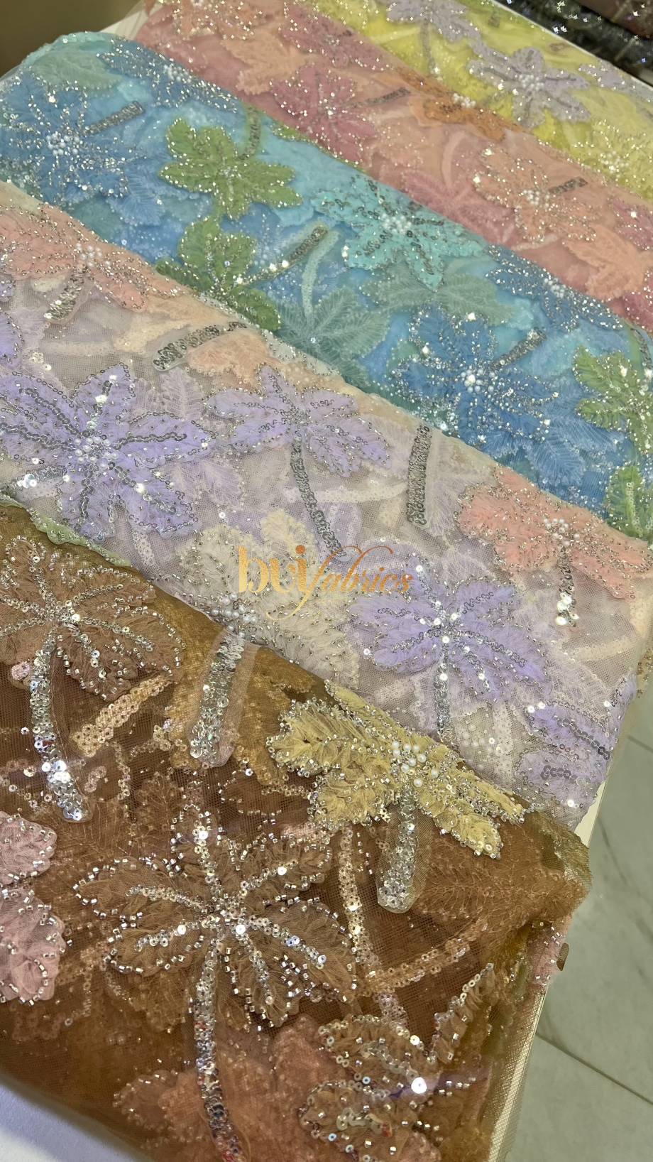 Alice in WonderLand 3D beaded Tulle 2.0