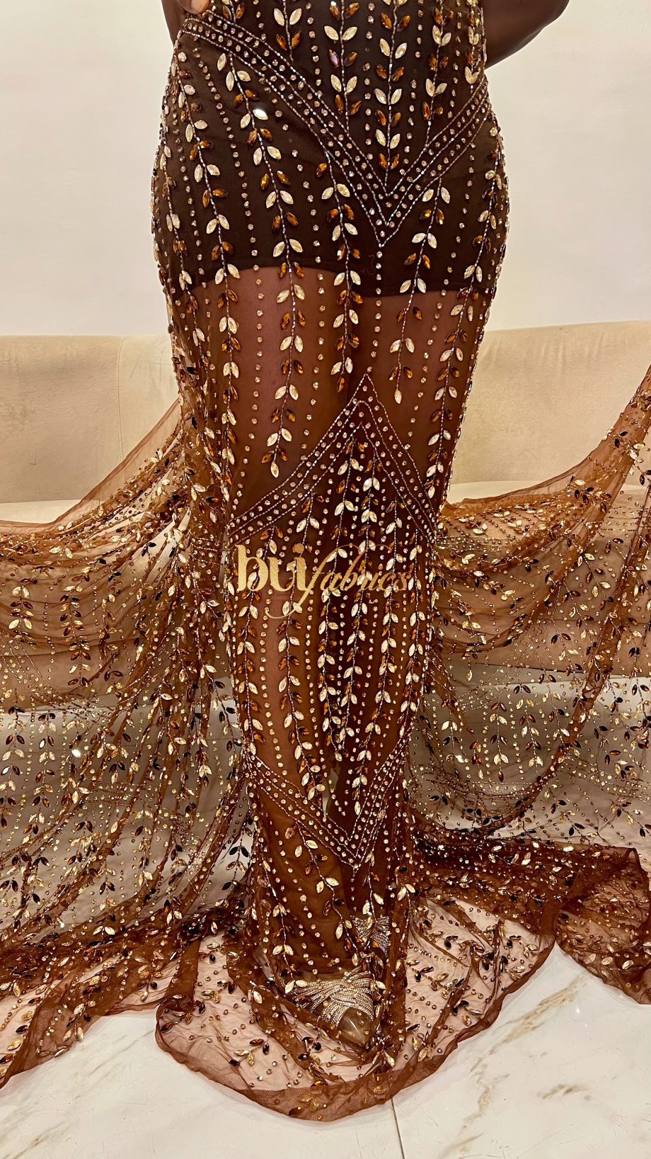 Soni Jewelled Crystal Tulle