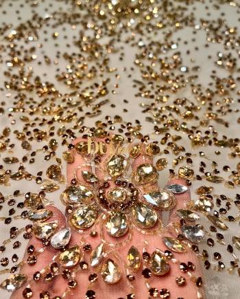 Nkiru Crystal Beaded Tulle