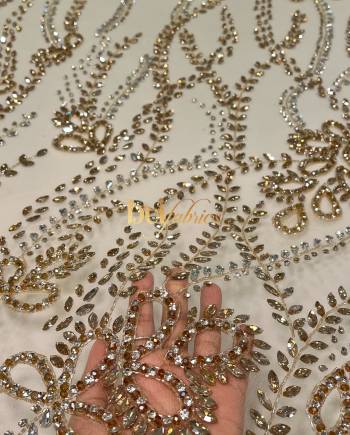 Nene Crystal Beaded Tulle