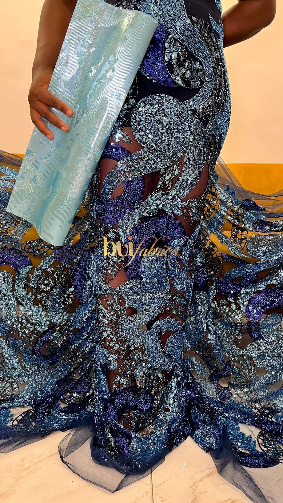 Obbie Handbeaded Tulle