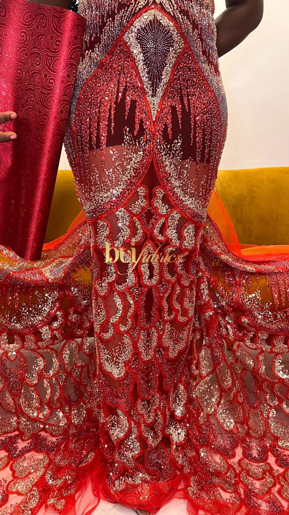 Sofiya Royal Beaded Tulle