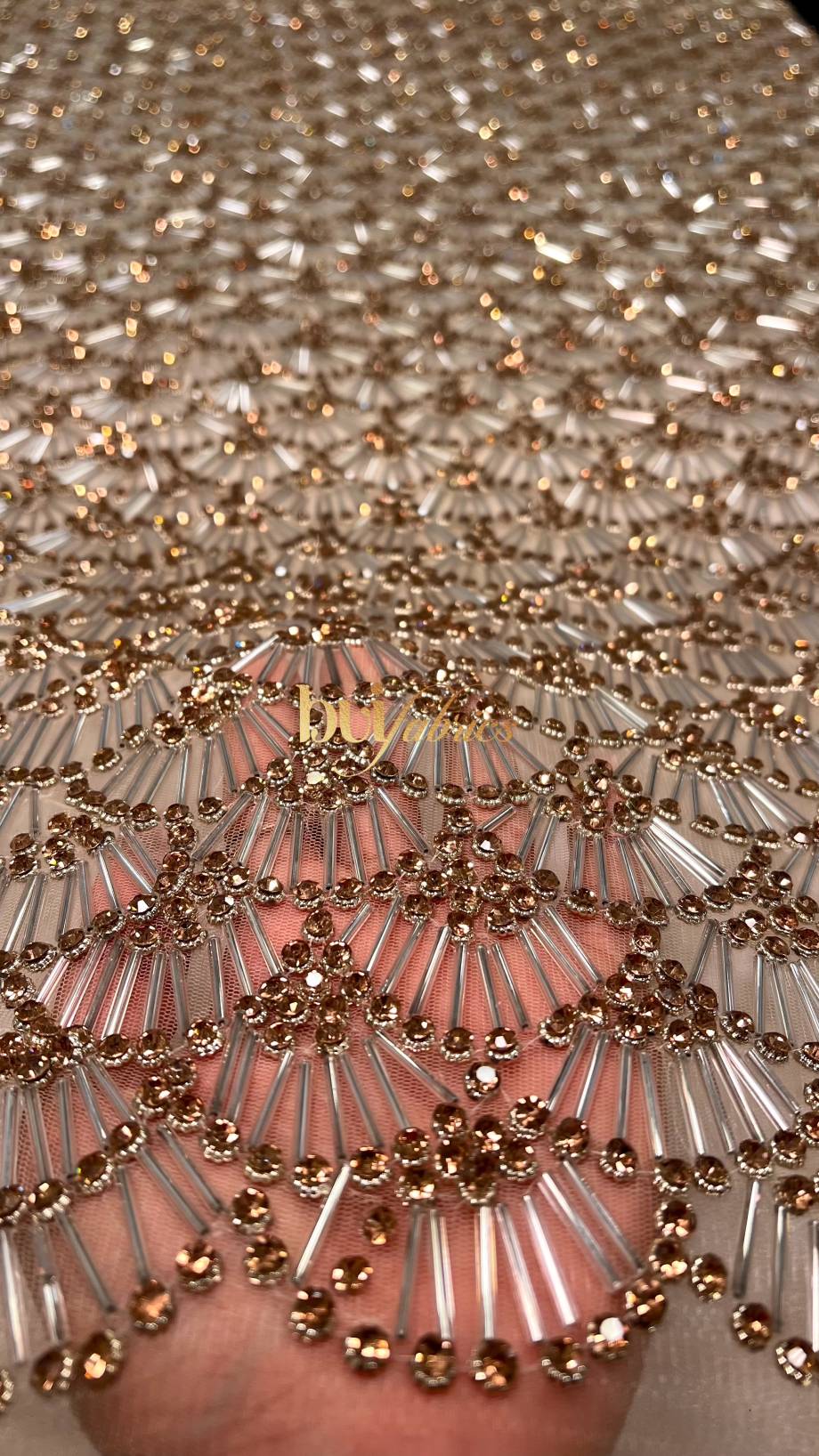 Adesuwa Jewelled Crystal Tulle