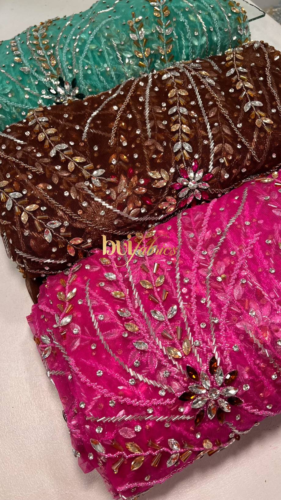 Sunita Crystal Jewelled Tulle