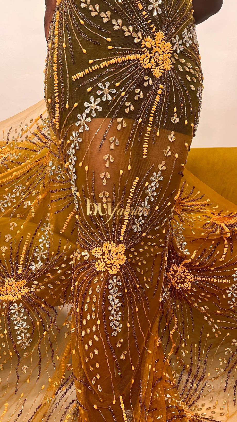 Yinka Crystal Jewelled Tulle