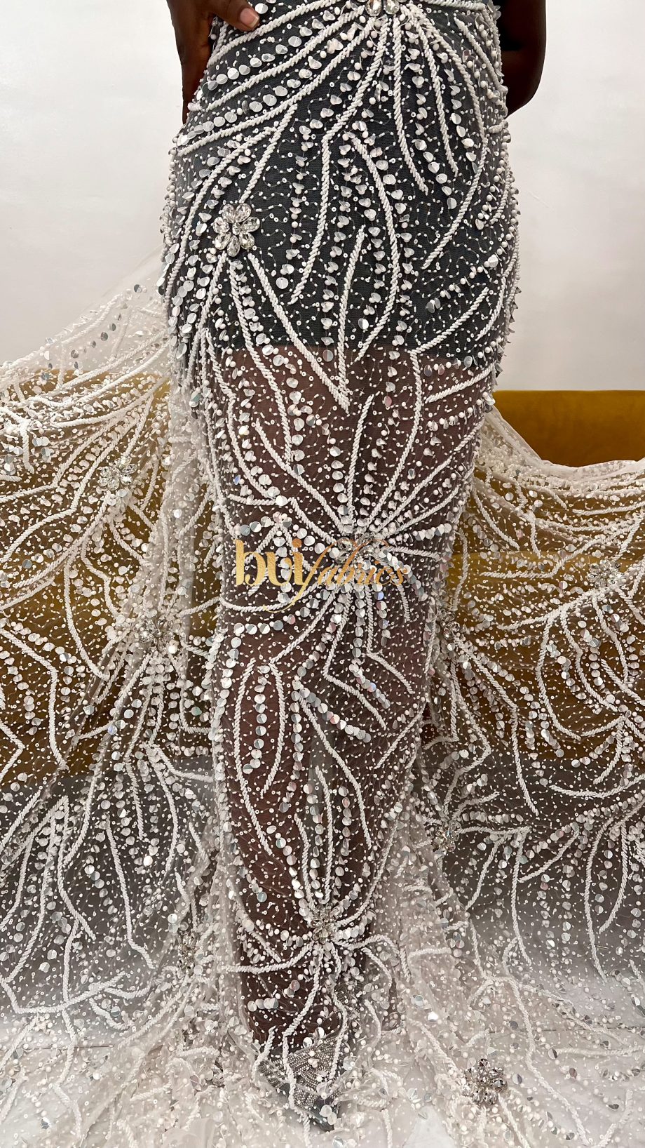 Shiwalli Beaded Crystal Tulle