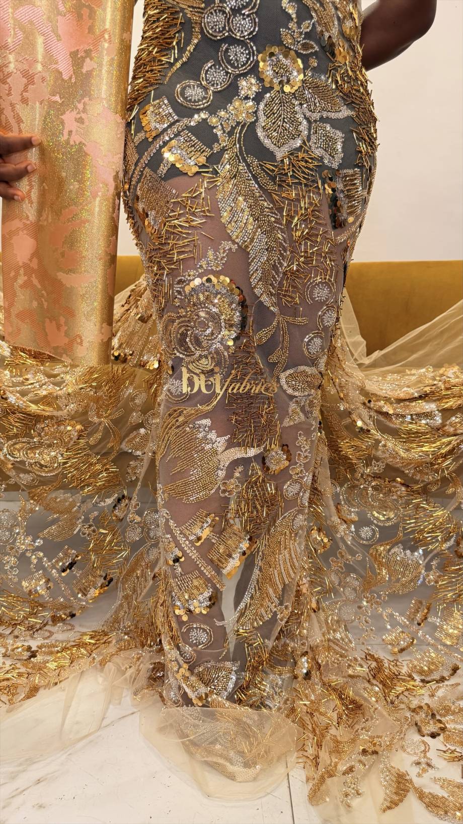 Jola 3D Sequinned Tulle