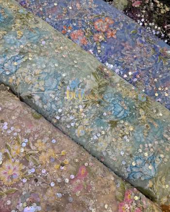 SOSO BEADED FLORAL TULLE